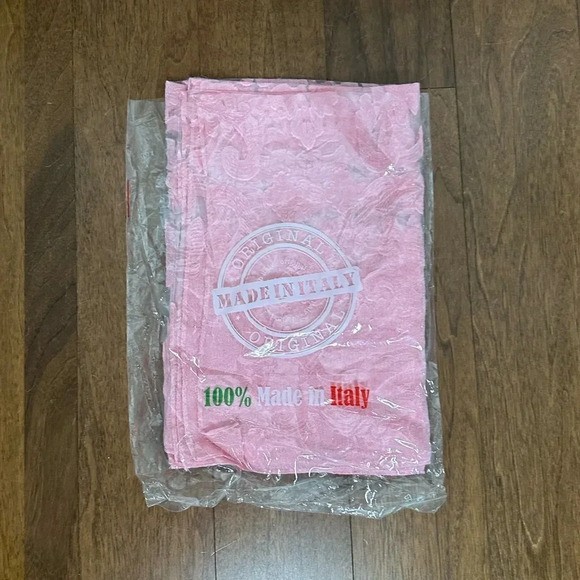 Pink Scarf from Florence! - Picture 3 of 5